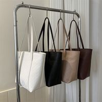 Femmes Toutes Les Saisons Faux Cuir De Base Sac D'épaule main image 1