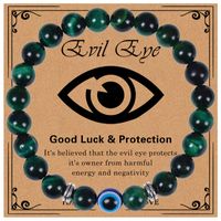 Ethnic Style Devil's Eye Natural Stone Beaded Bracelets sku image 8