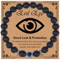 Ethnic Style Devil's Eye Natural Stone Beaded Bracelets sku image 2