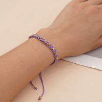 Casual Simple Style Square Rope Copper Knitting Unisex Bracelets main image 6