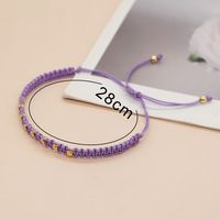 Casual Simple Style Square Rope Copper Knitting Unisex Bracelets main image 2