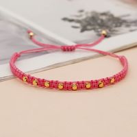 Casual Simple Style Square Rope Copper Knitting Unisex Bracelets main image 5