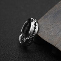 Punk Cool Style Solid Color Stainless Steel Unisex Rings main image 4