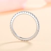 Glam Geometric Sterling Silver Moissanite Rings In Bulk sku image 3