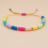 Casual Retro Circle Colorful Soft Clay Unisex Bracelets main image 1