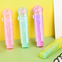 Cute Cat Claw Dream Jelly Eraser Wipe Clean Retractable Push-pull Eraser Traceless Correction Eraser main image 2