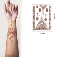 Géométrique Papier Tatouages & Art Corporel 1 Pièce main image 3