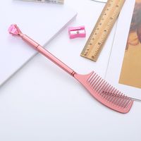 Good-looking Diamond Comb Shape Gel Pen Cute Stationery Student Ball Pen Office Supplies Syringe Signature Pen sku image 1