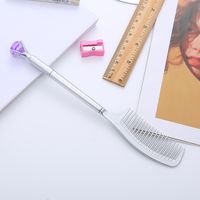 Good-looking Diamond Comb Shape Gel Pen Cute Stationery Student Ball Pen Office Supplies Syringe Signature Pen sku image 4