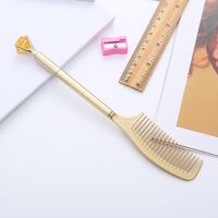 Good-looking Diamond Comb Shape Gel Pen Cute Stationery Student Ball Pen Office Supplies Syringe Signature Pen sku image 3