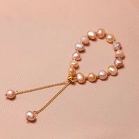 Elegant Simple Style Round Imitation Pearl Beaded Plating Women's Bracelets main image 3