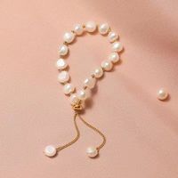 Élégant Style Simple Rond Perle D'imitation Perlé Placage Femmes Bracelets sku image 2