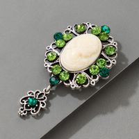 Glam Ethnic Style Commute Angel Alloy Inlay Artificial Crystal Resin Women's Brooches 1 Piece main image 3