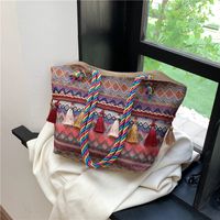 Women's Large All Seasons Canvas Ethnic Style Tote Bag main image 4