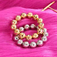 Retro Simple Style Ball Alloy Beaded Women's Bracelets Earrings Necklace main image 4