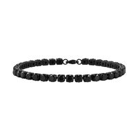 Simple Style Classic Style Solid Color 201 Stainless Steel Inlay Zircon Men'S Tennis Bracelet main image 3