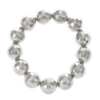 Retro Simple Style Ball Alloy Beaded Women's Bracelets Earrings Necklace sku image 11