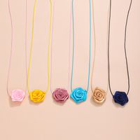 Vintage Style Simple Style Flower Cloth Women's Choker main image 5