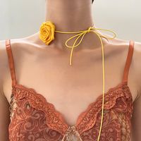 Vintage-stil Einfacher Stil Blume Tuch Frau Halsband sku image 4