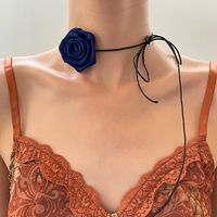 Vintage-stil Einfacher Stil Blume Tuch Frau Halsband sku image 1