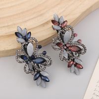 Luxurious Simple Style Korean Style Butterfly Alloy Inlay Rhinestones Opal Hair Clip main image 1