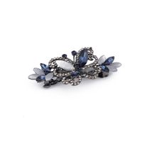 Luxurious Simple Style Korean Style Butterfly Alloy Inlay Rhinestones Opal Hair Clip main image 2