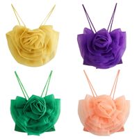 Women's Sexy Flower Decoration Polyester Camisole main image 7