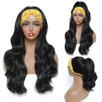 Women's Simple Style Casual High Temperature Wire Side Points Long Curly Hair Wigs main image 3