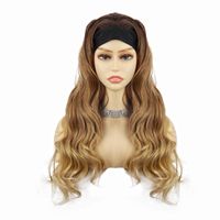 Women's Simple Style Casual High Temperature Wire Side Points Long Curly Hair Wigs sku image 5