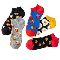Men's Casual Abstract Cotton Printing Ankle Socks A Pair main image 3