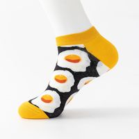 Men's Casual Abstract Cotton Printing Ankle Socks A Pair sku image 2