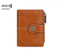 Women's Solid Color Pu Leather Zipper Buckle Wallets sku image 7