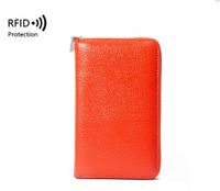 Unisex Einfarbig Leder Reiß Verschluss Brieftaschen sku image 6