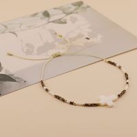 Einfacher Stil Klassischer Stil Kreuzen Glas Perlen Flechten Frau Männer Kordelzug Armbänder main image 7