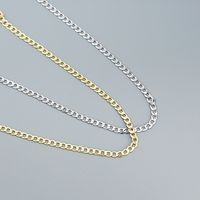 Einfacher Stil Strassenmode Geometrisch Sterling Silber Überzug Halskette main image 3