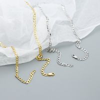 Einfacher Stil Strassenmode Geometrisch Sterling Silber Überzug Halskette main image 1