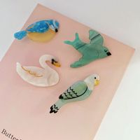 Cute Bird Duck Parrot Acetic Acid Sheets Handmade Hair Clip main image 3
