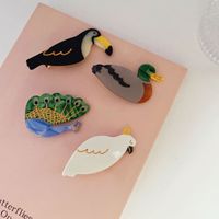 Süß Vogel Ente Papagei Acetatplatten Handgemacht Haarklammer main image 4