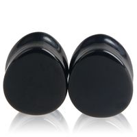 1 Pair Vintage Style Marble Natural Stone Turquoise Obsidian Ear Studs main image 2