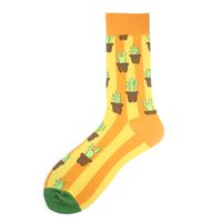 Men's Casual Animal Vegetable Notes Cotton Ankle Socks A Pair sku image 31