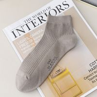 Men's Casual Solid Color Cotton Crew Socks A Pair sku image 7