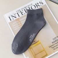 Men's Casual Solid Color Cotton Crew Socks A Pair sku image 6