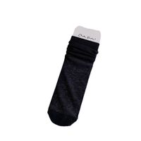 Femmes Style Simple Couleur Unie Coton Engrener Crew Socks Une Paire main image 5