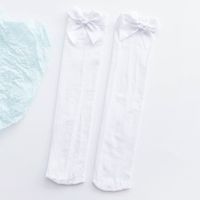 Women's Sweet Solid Color Velvet Nylon Spandex Crew Socks A Pair sku image 3