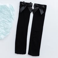 Women's Sweet Solid Color Velvet Nylon Spandex Crew Socks A Pair sku image 4
