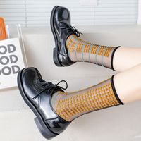 Women's Streetwear Color Block Nylon Crew Socks A Pair main image 3
