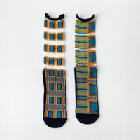 Women's Streetwear Color Block Nylon Crew Socks A Pair sku image 3