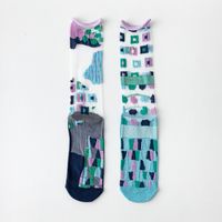 Women's Streetwear Color Block Nylon Crew Socks A Pair sku image 12