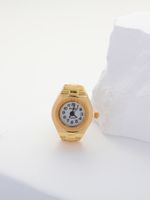 Alloy Casual Simple Style Clock Plating Open Rings Rings main image 4