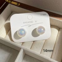 Simple Style Pearl Alloy Stoving Varnish Artificial Pearls Women's Ear Studs 1 Pair sku image 32